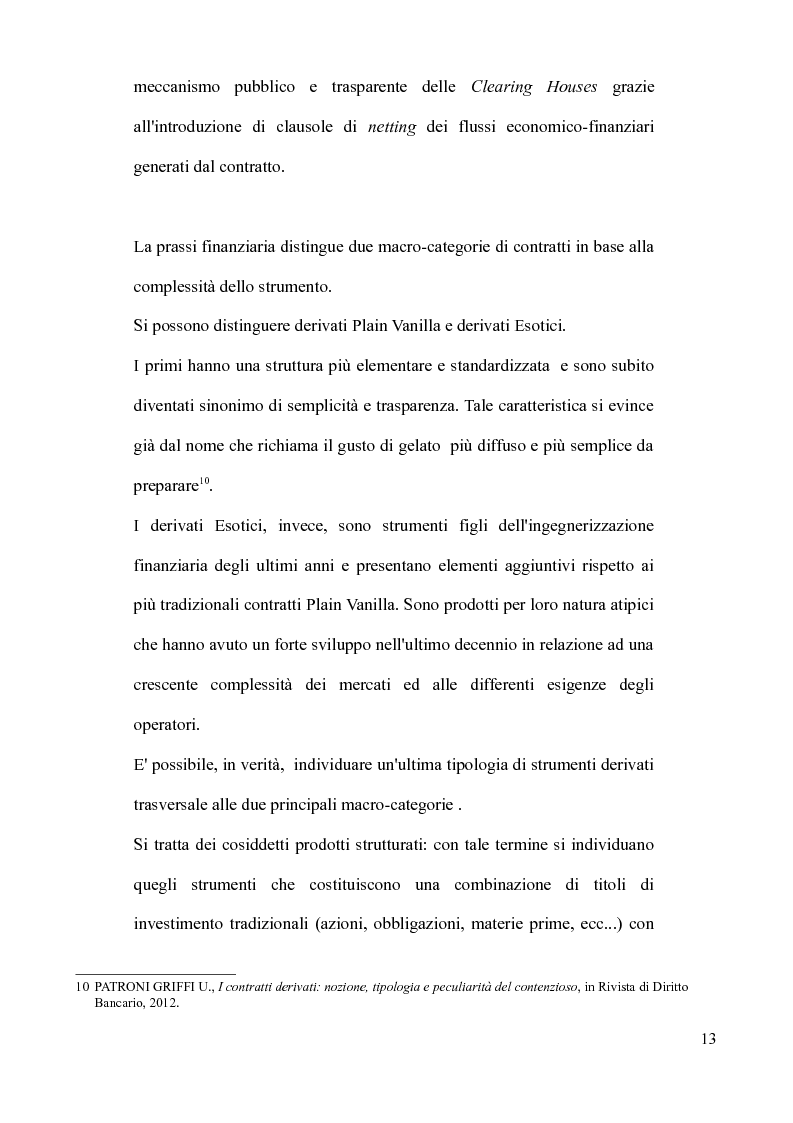 Anteprima della tesi: Gli strumenti finanziari derivati: profili fiscali in un ottica nazionale ed internazionale, Pagina 10