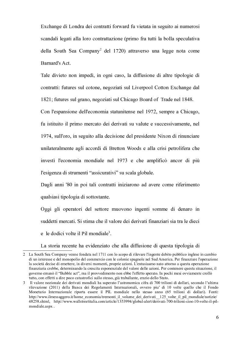 Anteprima della tesi: Gli strumenti finanziari derivati: profili fiscali in un ottica nazionale ed internazionale, Pagina 3