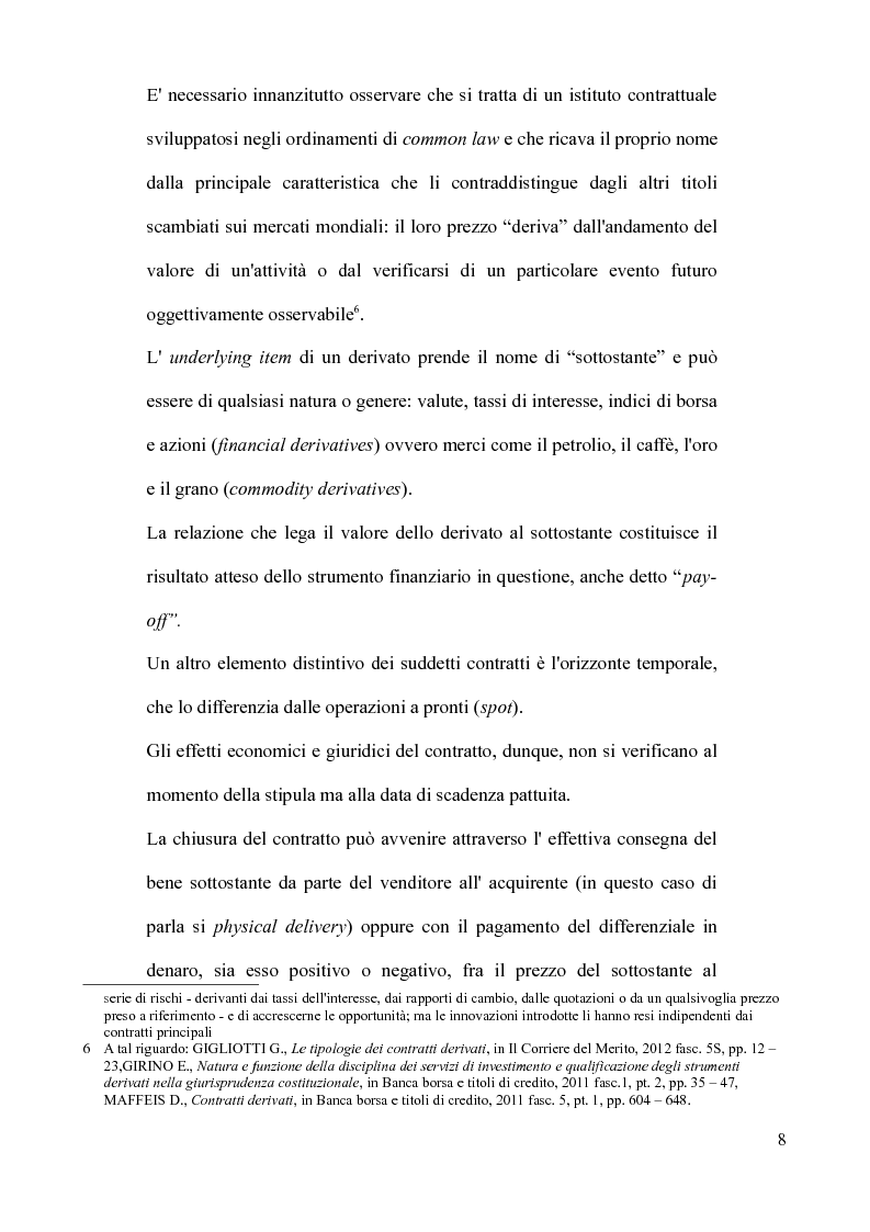Anteprima della tesi: Gli strumenti finanziari derivati: profili fiscali in un ottica nazionale ed internazionale, Pagina 5