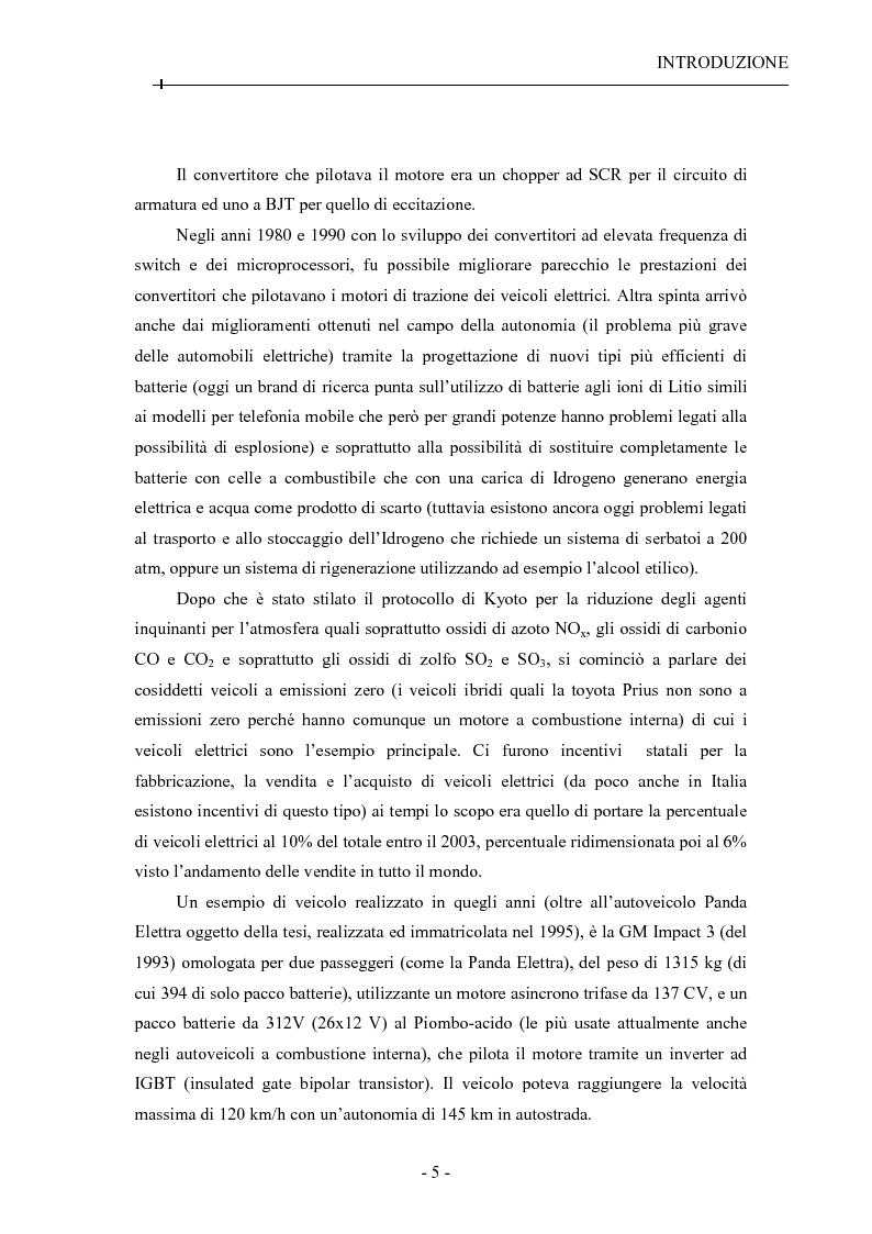 Anteprima della tesi: Sistema di monitoraggio per l’equalizzazione della carica in un veicolo elettrico con pannelli fotovoltaici., Pagina 5