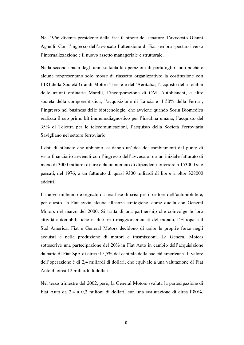Anteprima della tesi: Il Caso Fiat: un'analisi comparata, Pagina 6