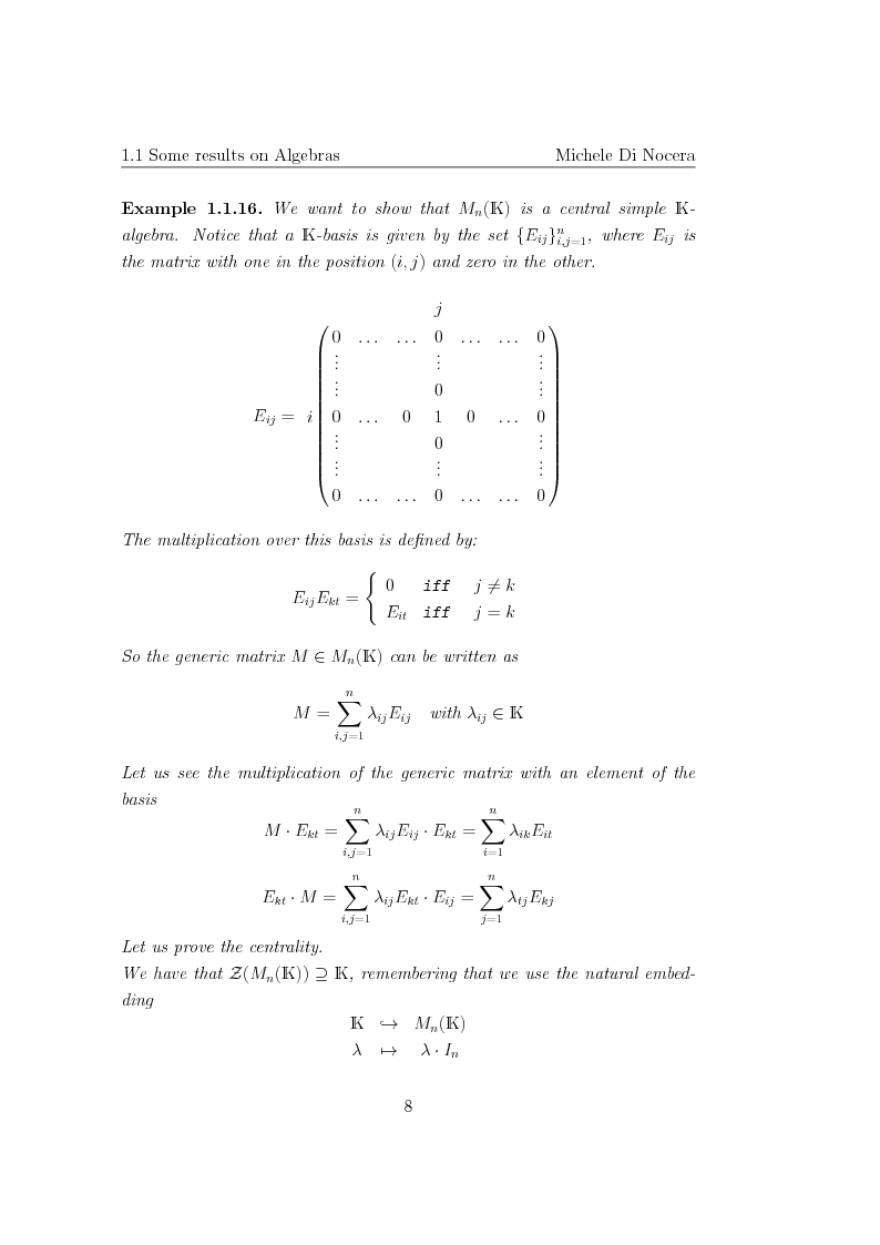Anteprima della tesi: Central Simple Algebras: an application to wireless communications, Pagina 9