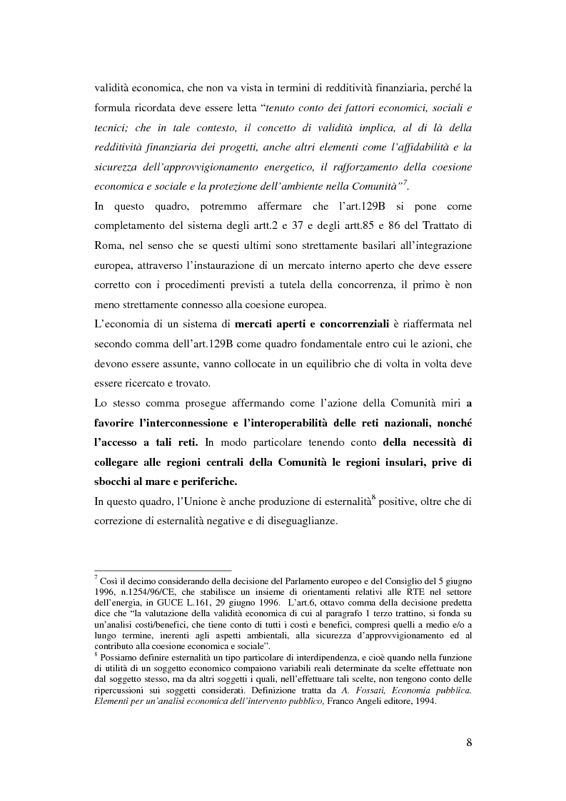Anteprima della tesi: La funzione delle reti transeuropee nel quadro della costruzione europea, Pagina 8
