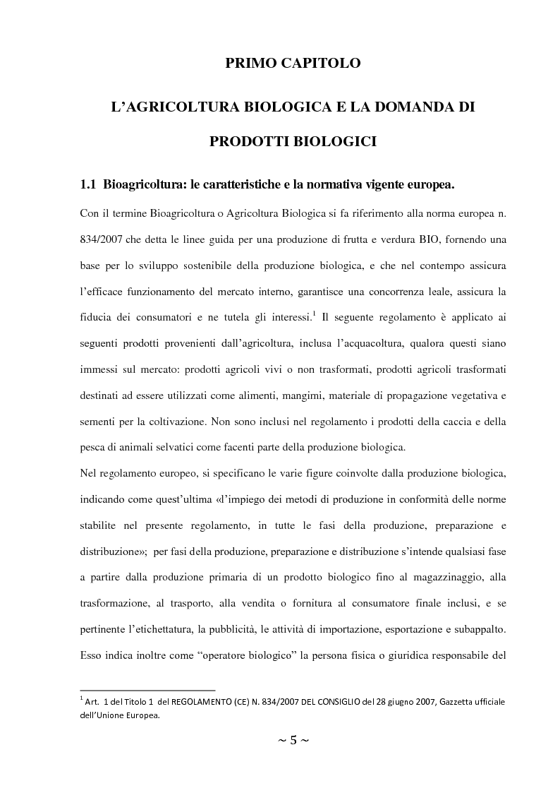 Anteprima della tesi: L'interazione tra il mercato biologico e il turismo: il caso della Cooperativa Girolomoni, Pagina 4