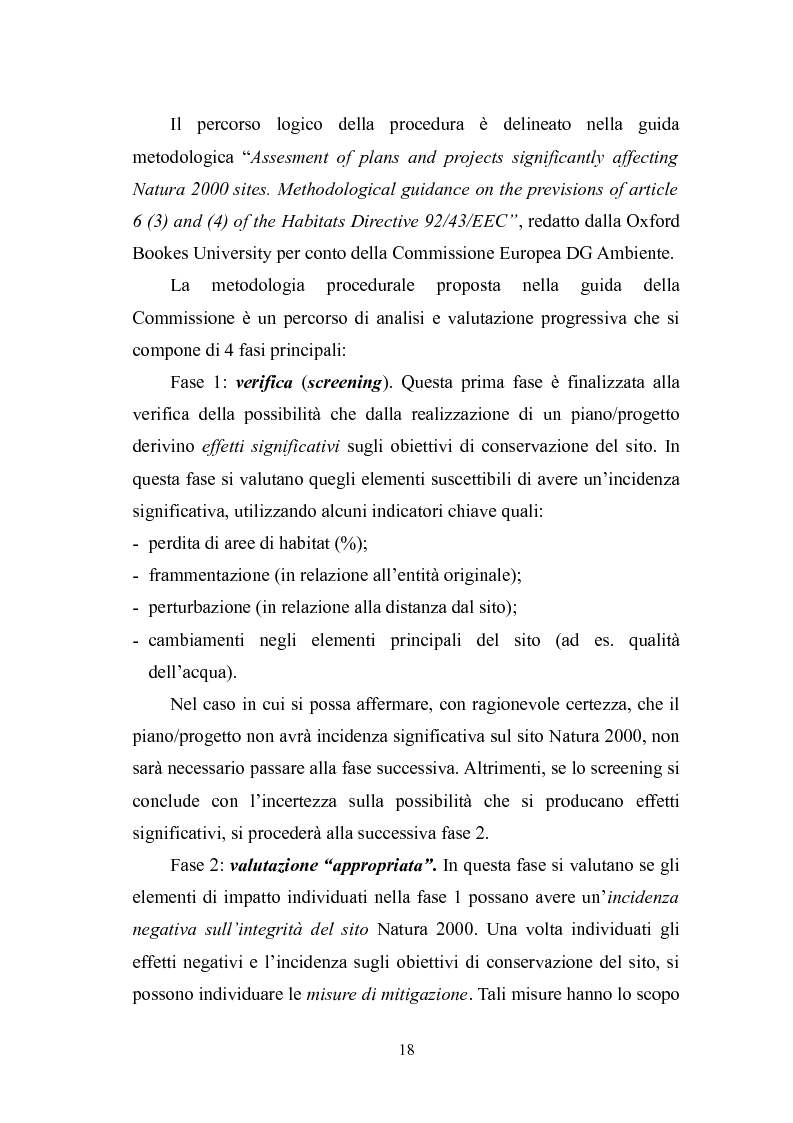 Estratto dalla tesi: Valutazione di incidenza relativa alla messa in produzione di una centrale idroelettrica sul fiume Aterno