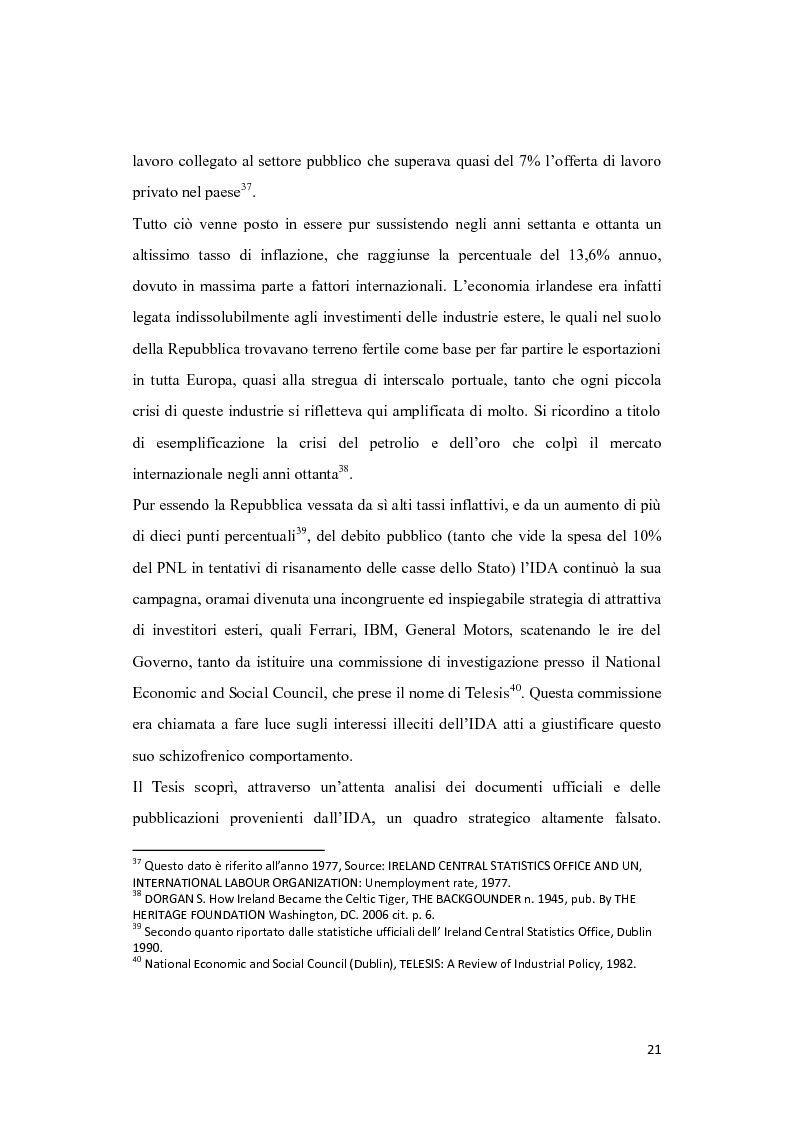 Estratto dalla tesi: Il piano di salvataggio della repubblica d'Irlanda dalla crisi economica: il piano di riforma 2011-2014