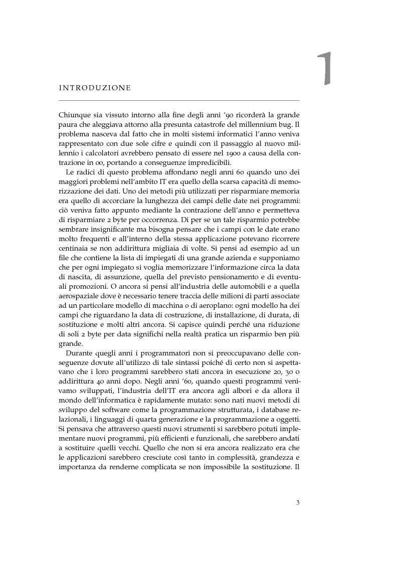 Estratto dalla tesi: Modernizzazione di Sistemi Legacy