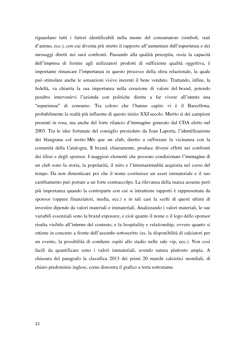 Estratto dalla tesi: L'evoluzione del marketing nel calcio inglese e tedesco: due sistemi a confronto