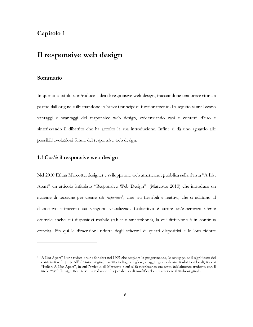Estratto dalla tesi: Il Responsive Web Design per le organizzazioni non profit