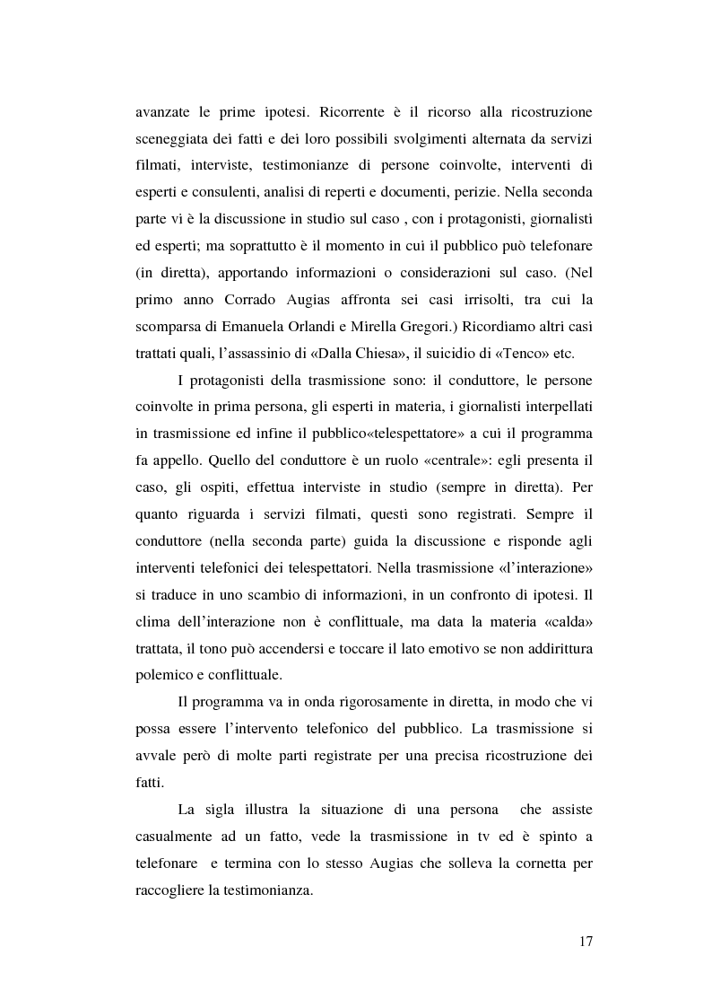 Estratto dalla tesi: L'evoluzione storica del "Grande Fratello": da format a genere televisivo