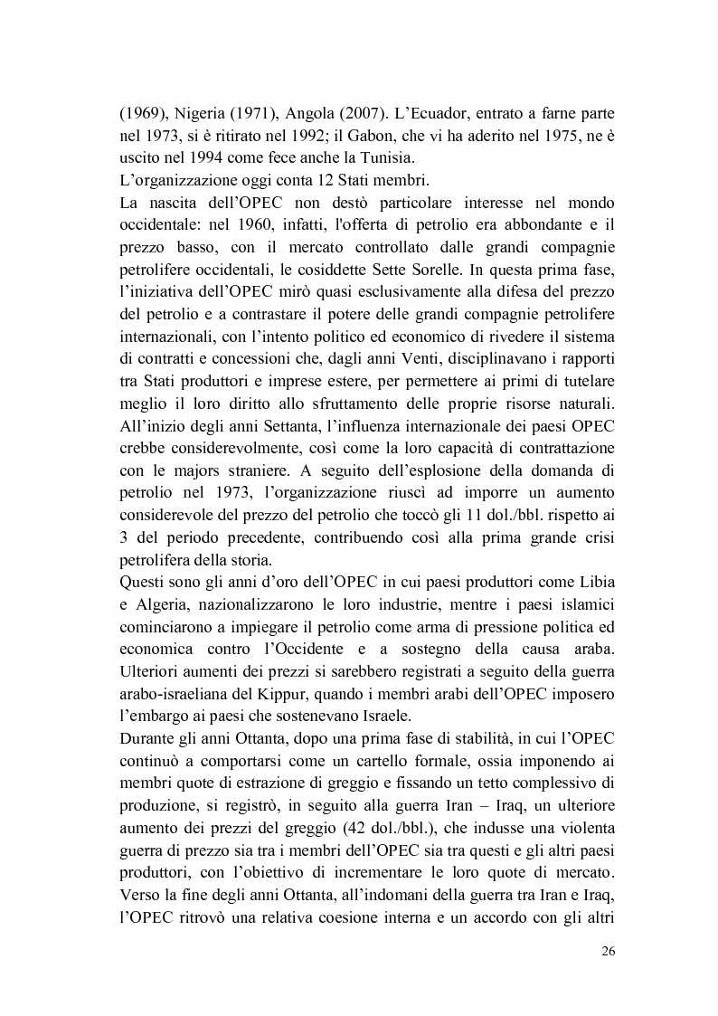 Estratto dalla tesi: I giacimenti petroliferi: analisi tecniche ed economiche