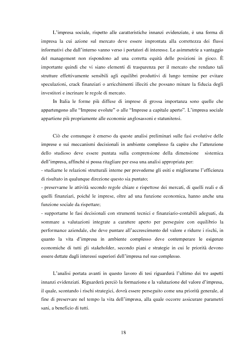 Estratto dalla tesi: Il trade-off rischio/valore nel management d'impresa