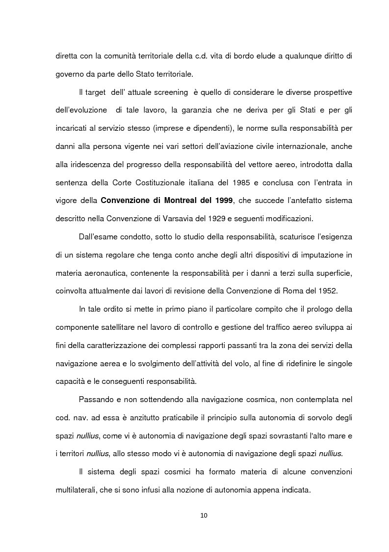Estratto dalla tesi: I danni ai terzi sulla superficie cagionati dagli aeromobili di Stato