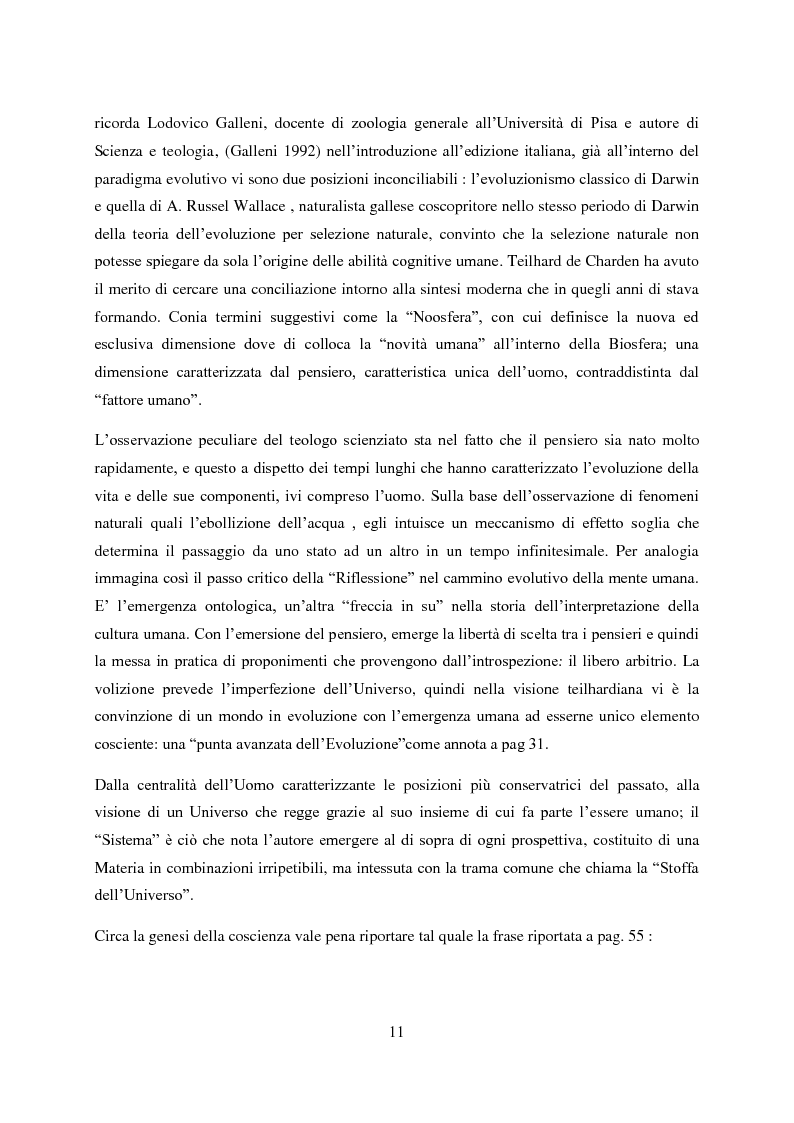 Estratto dalla tesi: Le basi biologiche della libertà umana