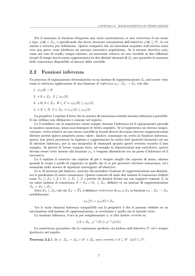 Estratto dalla tesi: Un esecutore di specifiche logiche in tempo reale
