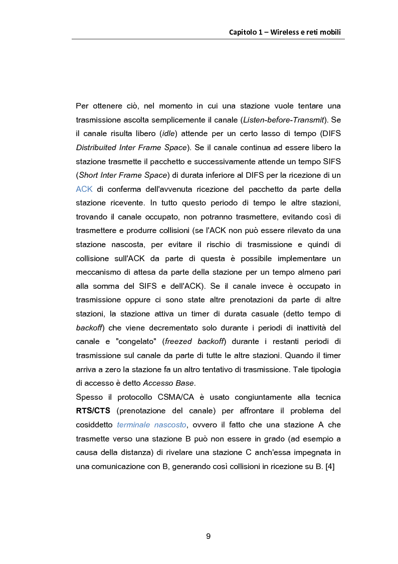 Estratto dalla tesi: Studio di soluzioni di Handover Verticale conformi allo standard IEEE 802.21 e basate sull'introduzione e utilizzo dell'Information Server