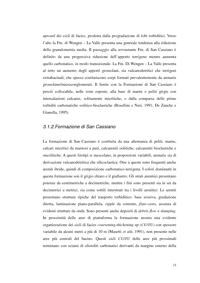 Estratto dalla tesi: Studio petrografico e paleoecologico delle biocostruzioni carbonatiche carniche della zona di Cortina d'Ampezzo (Belluno)