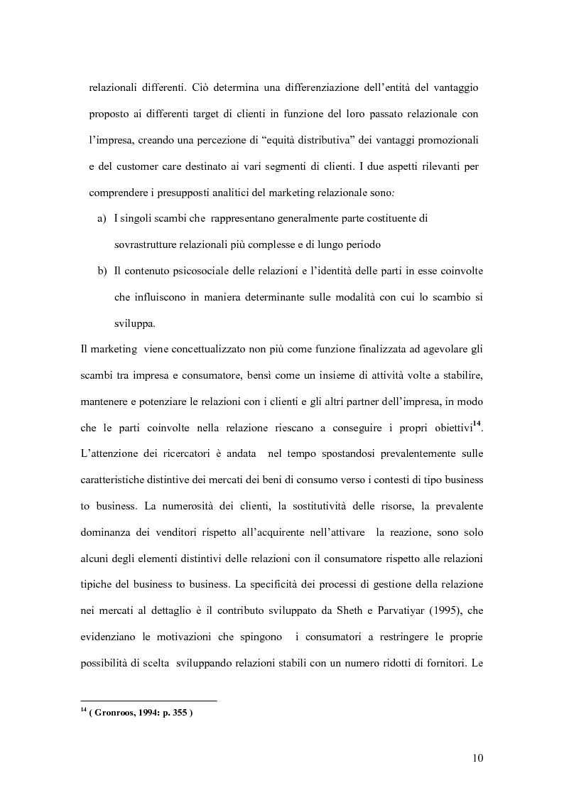 Estratto dalla tesi: Customer Relationship Management (CRM)