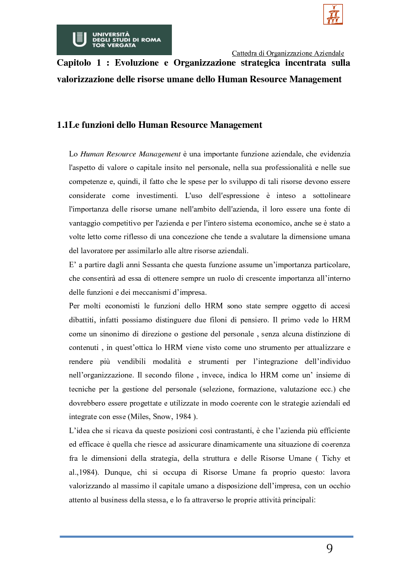 Estratto dalla tesi: Il ruolo strategico delle HR e la valorizzazione del capitale umano all'interno dell'impresa. Le social organizations e l'evoluzione dello HRM in un'ottica 2.0. Il caso Heineken