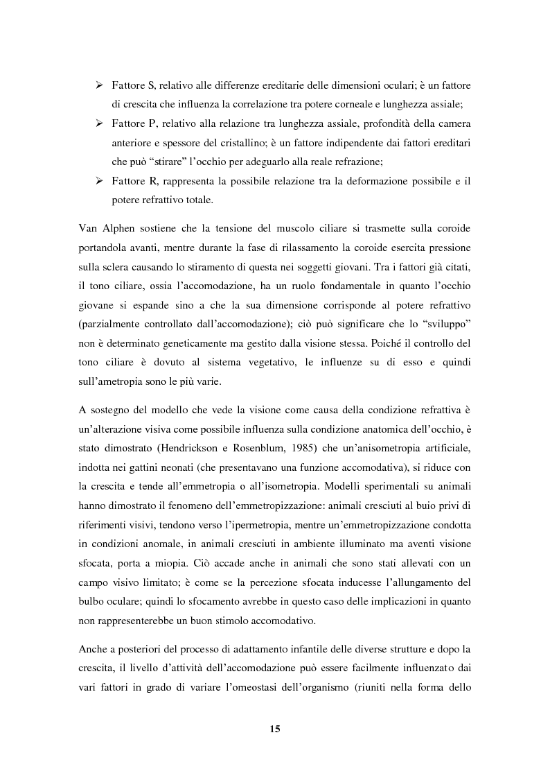 Estratto dalla tesi: Sviluppo dell'analisi optometrica comportamentale: dalla prescrizione preventiva rieducativa al Visual Training