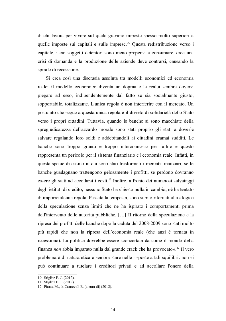 Estratto dalla tesi: Crisi dell'euro ed ''exit strategy'': aspetti teorici ed evidenze empiriche