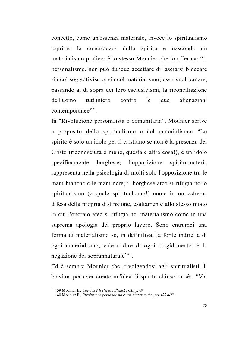 Estratto dalla tesi: La persona in Emmanuel Mounier