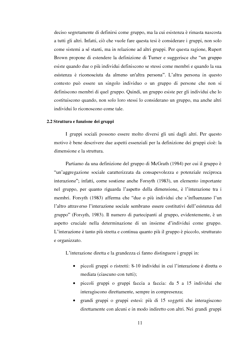 Estratto dalla tesi: Il conflitto intergruppi è necessario? La risposta della Psicologia sociale. Dalle cause che lo generano agli antidoti per risolverlo