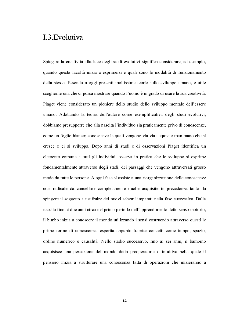 Estratto dalla tesi: La creatività come forma d'intelligenza. Le concezioni teoriche di Robert J. Sternberg e di Howard Gardner