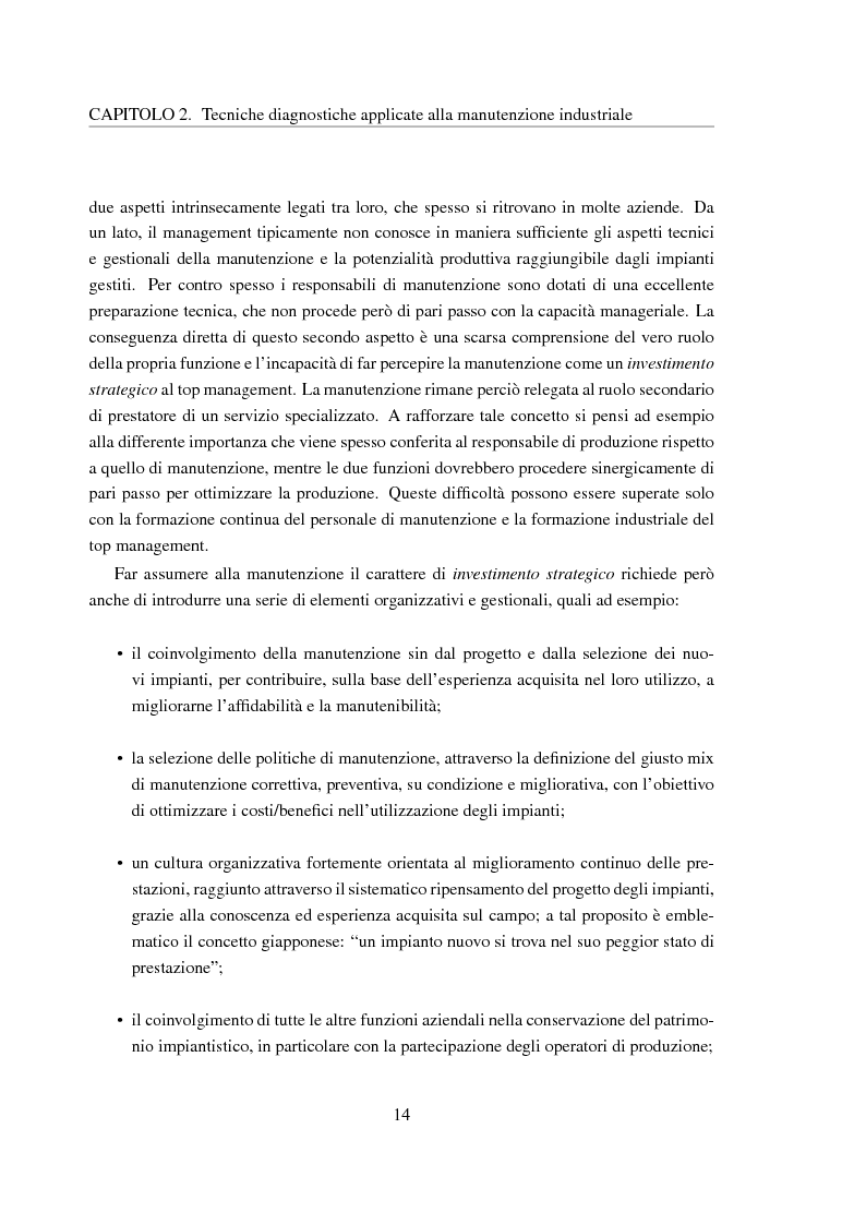 Estratto dalla tesi: Tecniche di monitoraggio on-line delle vibrazioni meccaniche per la previsione di guasti nelle macchine automatiche