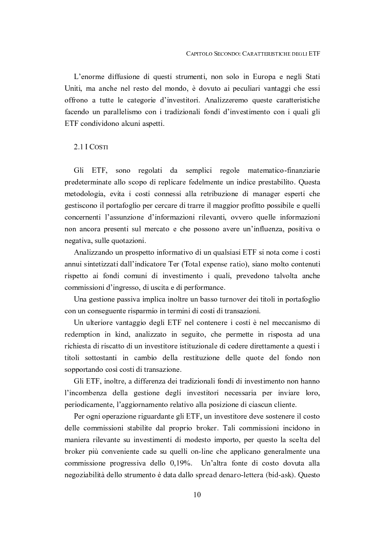 Estratto dalla tesi: Gli ETF: caratteristiche e modalità di distribuzione
