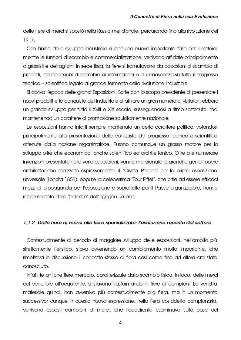 Estratto dalla tesi: L'organizzazione di un evento fieristico nell'ambito dell'economia delle esperienze: il caso "My Special Car Show"