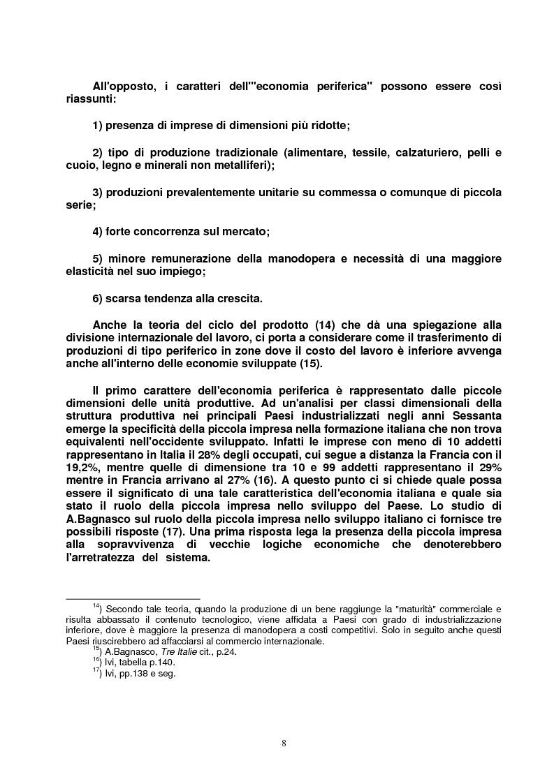 Anteprima della tesi: Modello veneto e Terza Italia: un caso di insediamento calzaturiero nel territorio veronese (1954-1985), Pagina 15