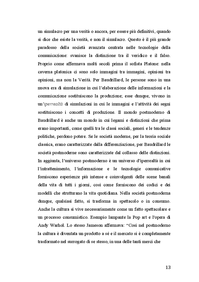 Estratto dalla tesi: La sparizione del reale nel cinema di David Lynch