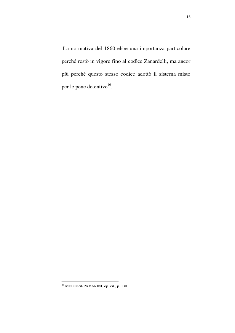 Anteprima della tesi: Il lavoro carcerario. Origine ed evoluzione normativa. L'esperienza del carcere di Pisa, Pagina 15