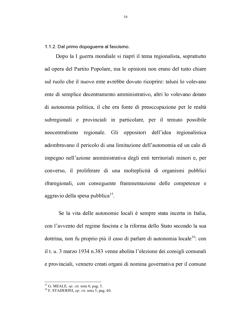 Anteprima della tesi: La riforma delle autonomie locali, Pagina 10