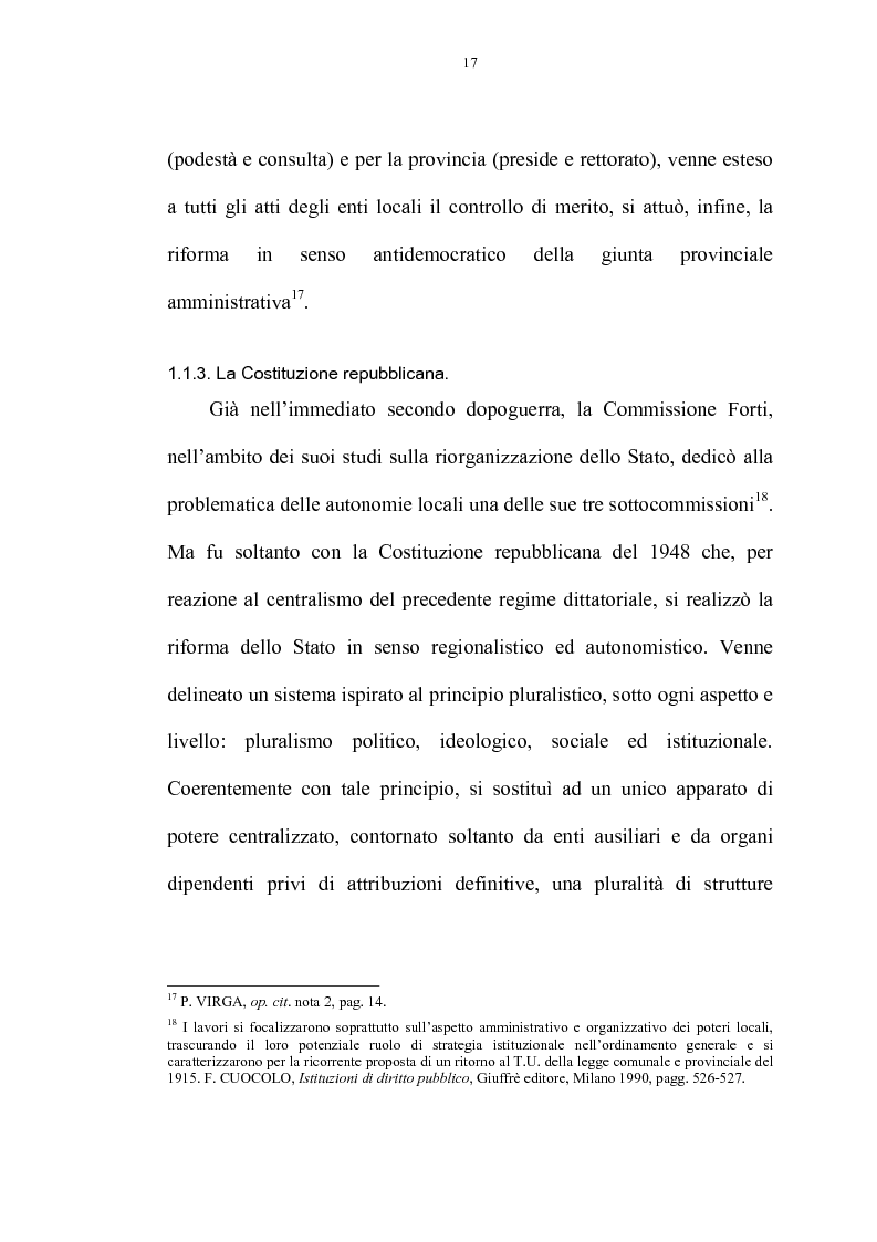 Anteprima della tesi: La riforma delle autonomie locali, Pagina 11
