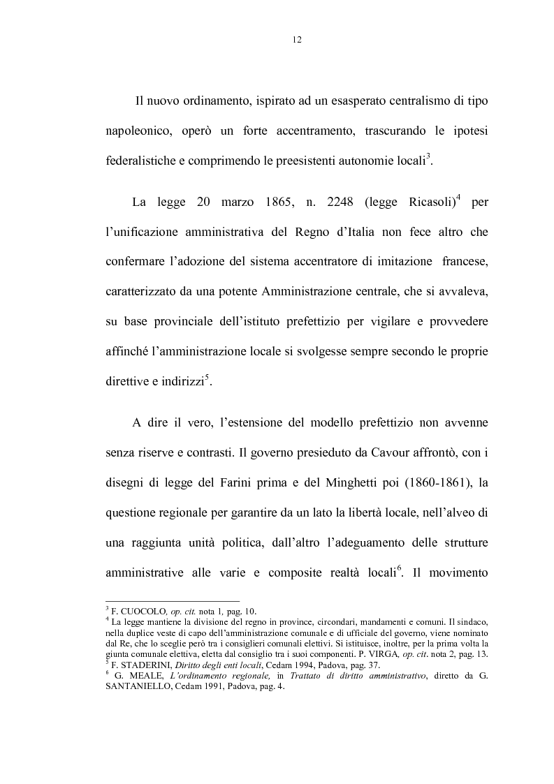Anteprima della tesi: La riforma delle autonomie locali, Pagina 6