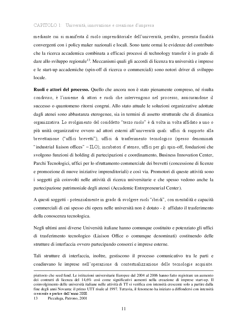 Estratto dalla tesi: Logica di funzionamento e analisi dei processi dell’incubatore dell’Università della Calabria: "Il caso TechNest"