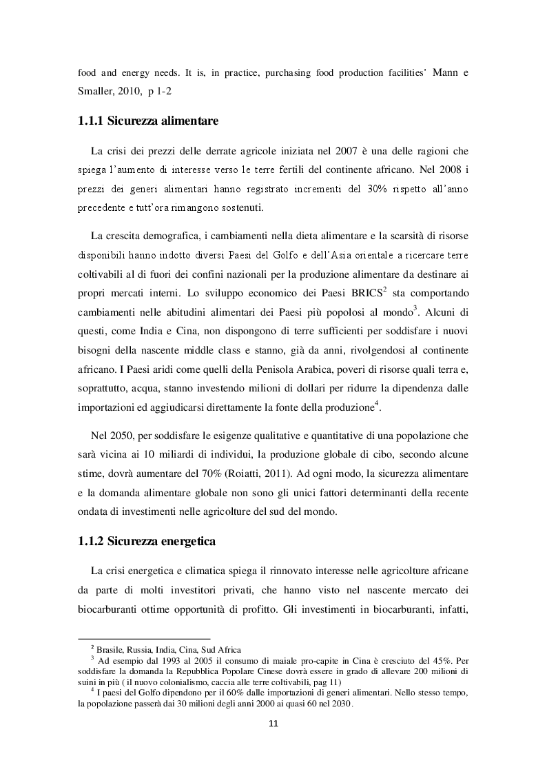 Estratto dalla tesi: Investimenti in agricoltura in Tanzania tra land grabbing e tentativi di best practices. I casi Sun Biofuels ed Ecoenergy nei distretti di Kisarawe e Bagamoyo