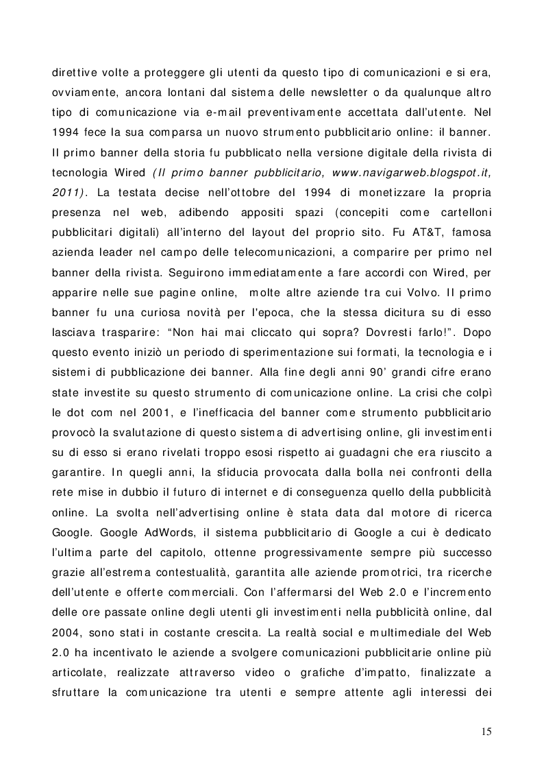 Estratto dalla tesi: La pubblicità online: un’analisi grafica