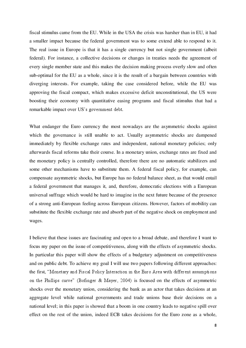 Estratto dalla tesi: Eurocrisis