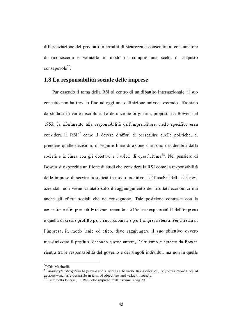 Estratto dalla tesi: La qualità come strategia di internazionalizzazione