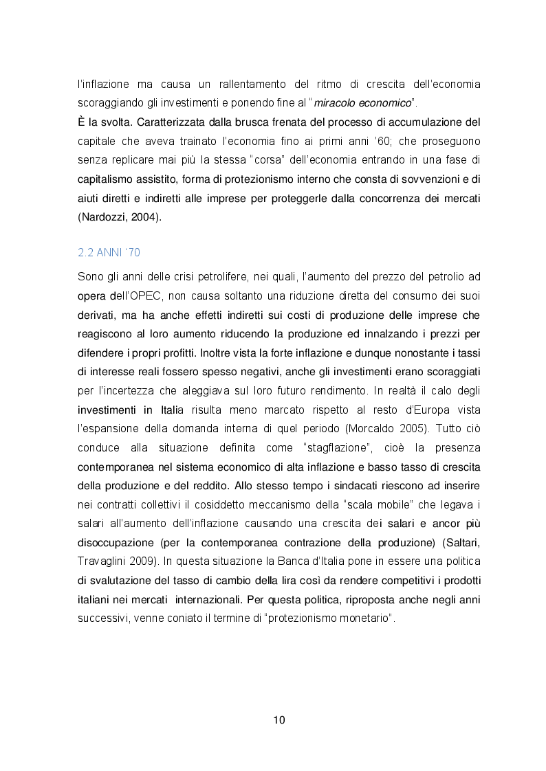 Estratto dalla tesi: Il declino economico dell'Italia: tesi a confronto
