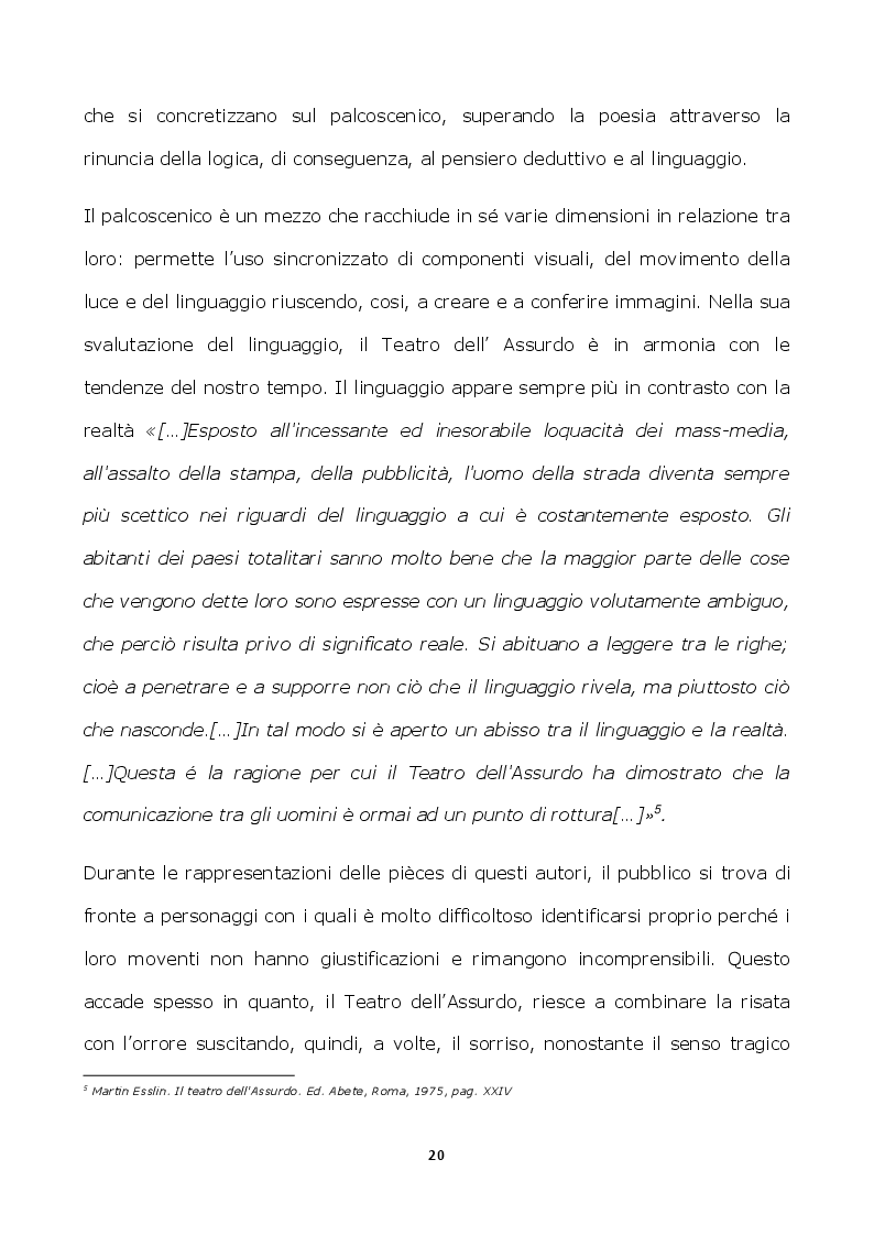 Estratto dalla tesi: Krapp's last tape. Uno studio al femminile