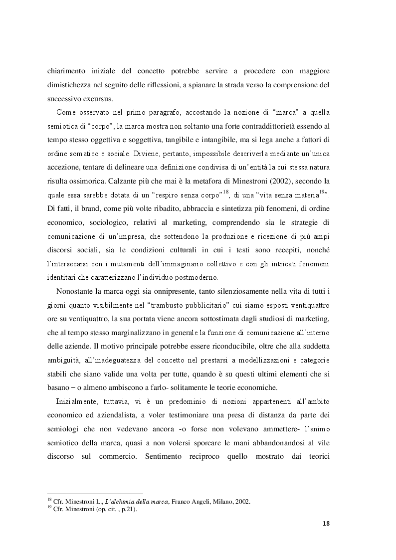 Estratto dalla tesi: La marca ''sempreverde'' tra identità e immagine: un approccio sociosemiotico alla corporate social responsibility