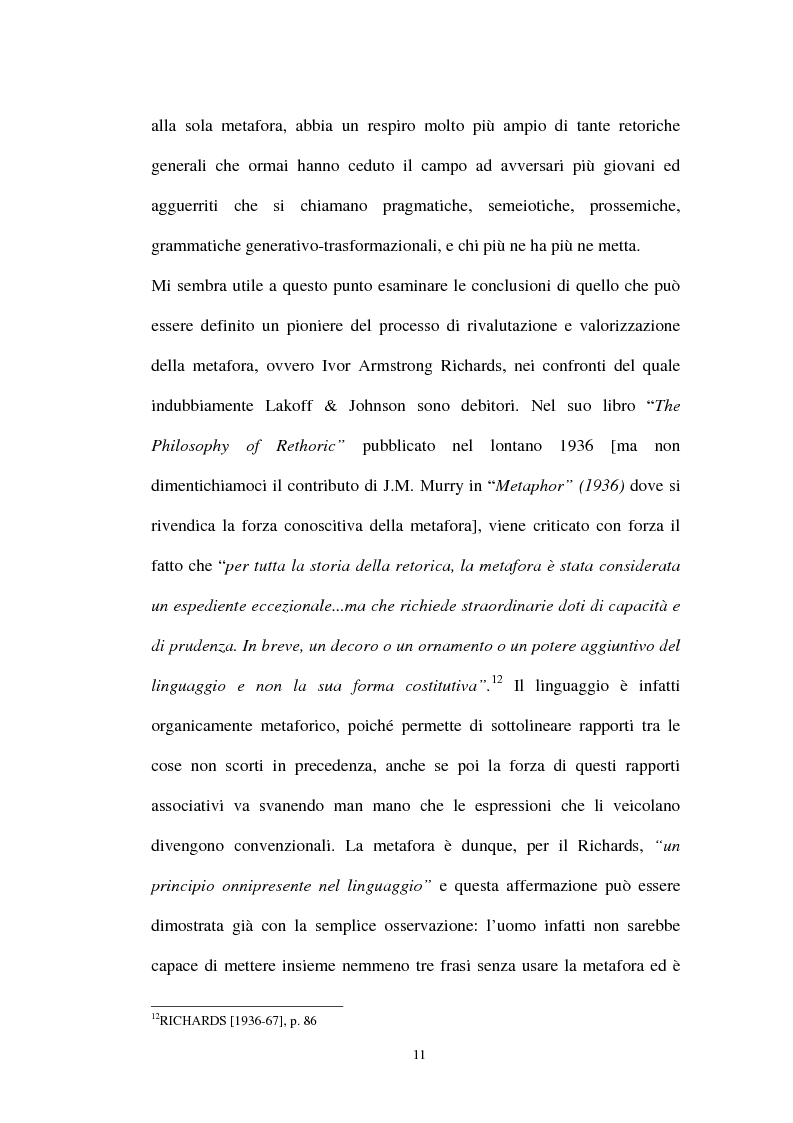 Anteprima della tesi: I sistemi metaforici concettuali nella politica contemporanea, Pagina 6