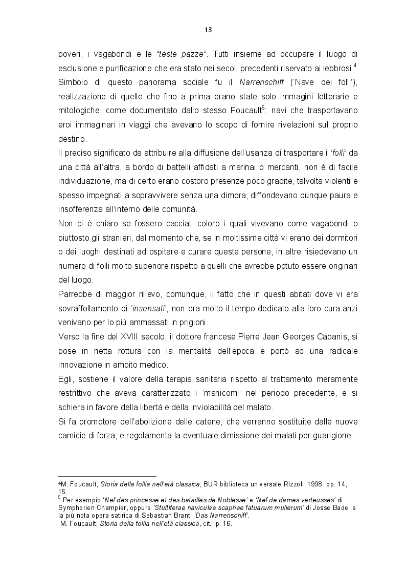 Estratto dalla tesi: Infermità mentale e diritto penale: alcune riflessioni sul tema dell’imputabilità. Ragioni che hanno portato alla chiusura degli ospedali psichiatrici giudiziari e prospettive future