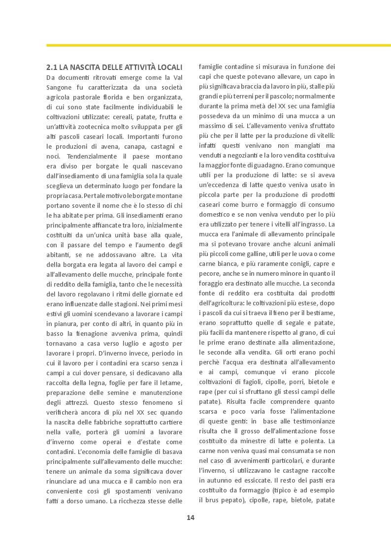 Estratto dalla tesi: Alta Val Sangone. Nuove opportunità generate dal territorio.