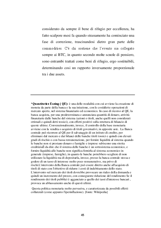 Estratto dalla tesi: L'avvento e l'analisi dei Bitcoin: la moneta 2.0