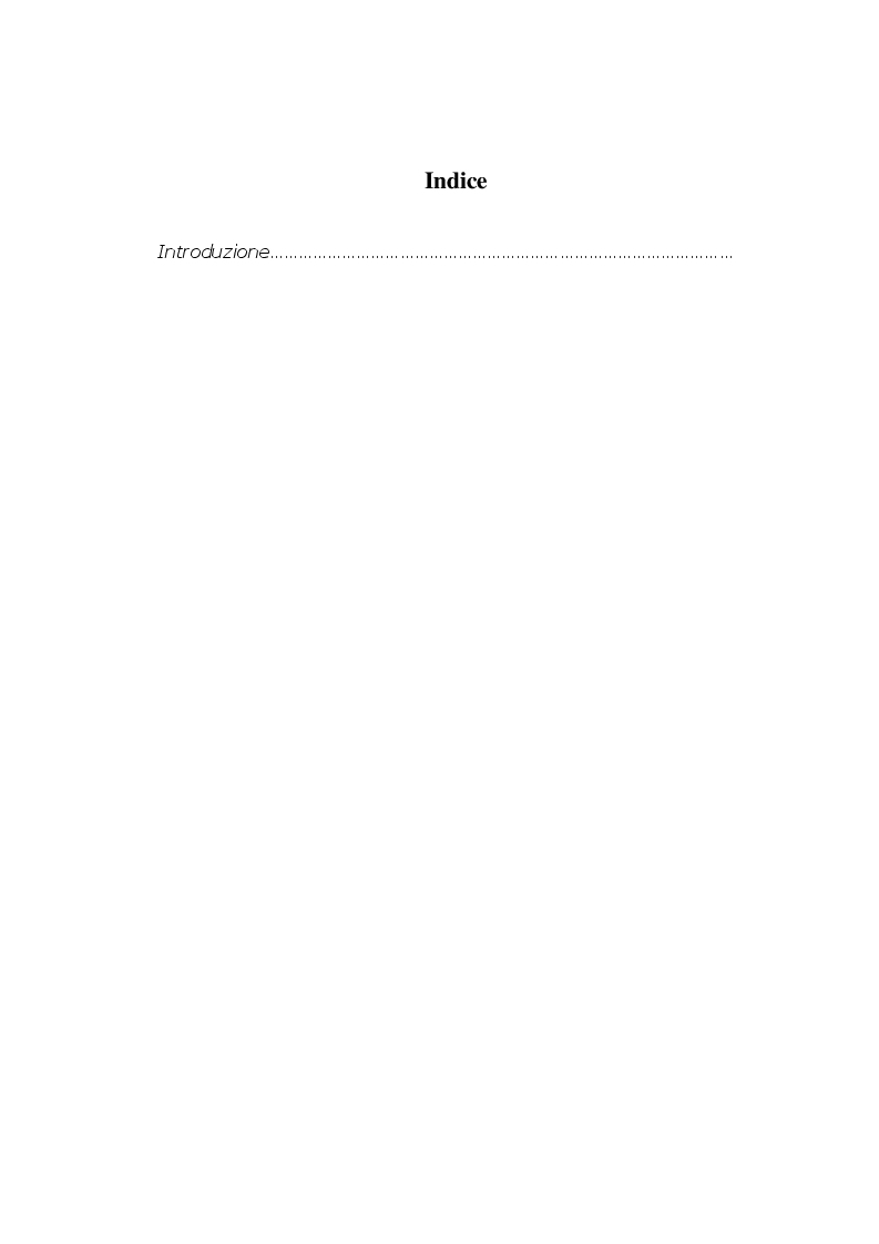Indice della tesi: Giornalismo e Lettere - Dal giornalista letterato alla terza pagina, Pagina 1